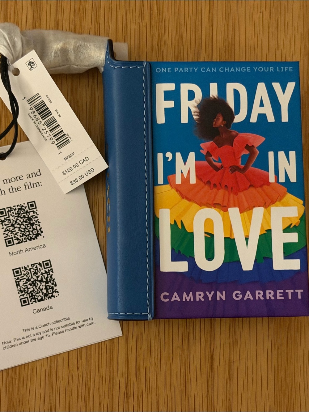 Coach “Friday, I’m in Love” Book Charm NWT